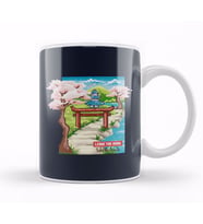 Leave The Road Take The Trails Japanese Garden Pixel Art Kupa Bardak Porselen