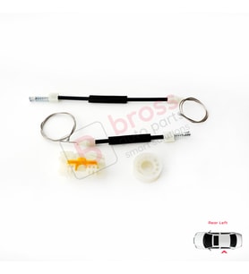 Seat Leon MK2 1P 1P1 2005-2012 5-Kapı HB 1P0839461A İçin Elektrikli Arka Sol Cam Kriko Tamir Seti