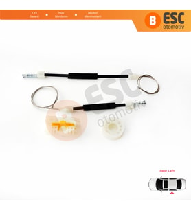 Seat Leon MK2 1P 1P1 2005-2012 5-Kapı HB 1P0839461A İçin Elektrikli Arka Sol Cam Kriko Tamir Seti