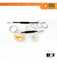 Seat Leon MK2 1P 1P1 2005-2012 5-Kapı HB 1P0839461A İçin Elektrikli Arka Sol Cam Kriko Tamir Seti