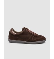 %100 Hakiki Süet Deri Kahverengi Kadın Sneaker