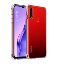 Oppo A31 Shock Absorbing Darbe Emicili Şeffaf Silikon Kılıf