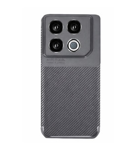 İnfinix GT 20 Pro Kılıf Auto Focus Karbon Kapak - Gri