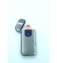 Parmak İzli Dokunmatik  Usb Şarjlı Anti-rüzgar  Elektronik Çakmak Antrasit