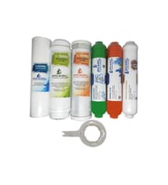 Pera Water Açık Kasa Su Arıtma Cihazlarına Uygun Mebransız 6 Lı Alkali+mineral Filtre Seti