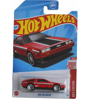 Hot Wheels - Dmc Delorean (1/64) Red Edition - Long Card - 2023 (Çok Renkli)