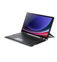 DUX DUCIS Samsung Galaxy Tab S9 + Ayrılabilir Bluetooth Klavye Touchpad PU Deri Kılıf (Siyah)