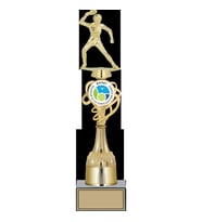 ODAK KUPA - Figürlü Kupalar - Masa Tenisi Kadın Figürlü Kupalar FG-033 B - 39 cm