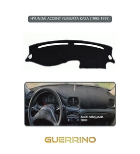 HYUNDAİ ACCENT YUMURTA KASA 1993-1999TORPİDO KORUMA HALISI GRİ KENAR