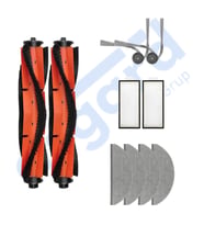 ROBOROCK S8 PRO/S8 PRO+/Q8+/Q8 MAX PRO+ Uyumlu 2 Ana Fırça 2 Yan Fırça 2 Filtre 4 Mop