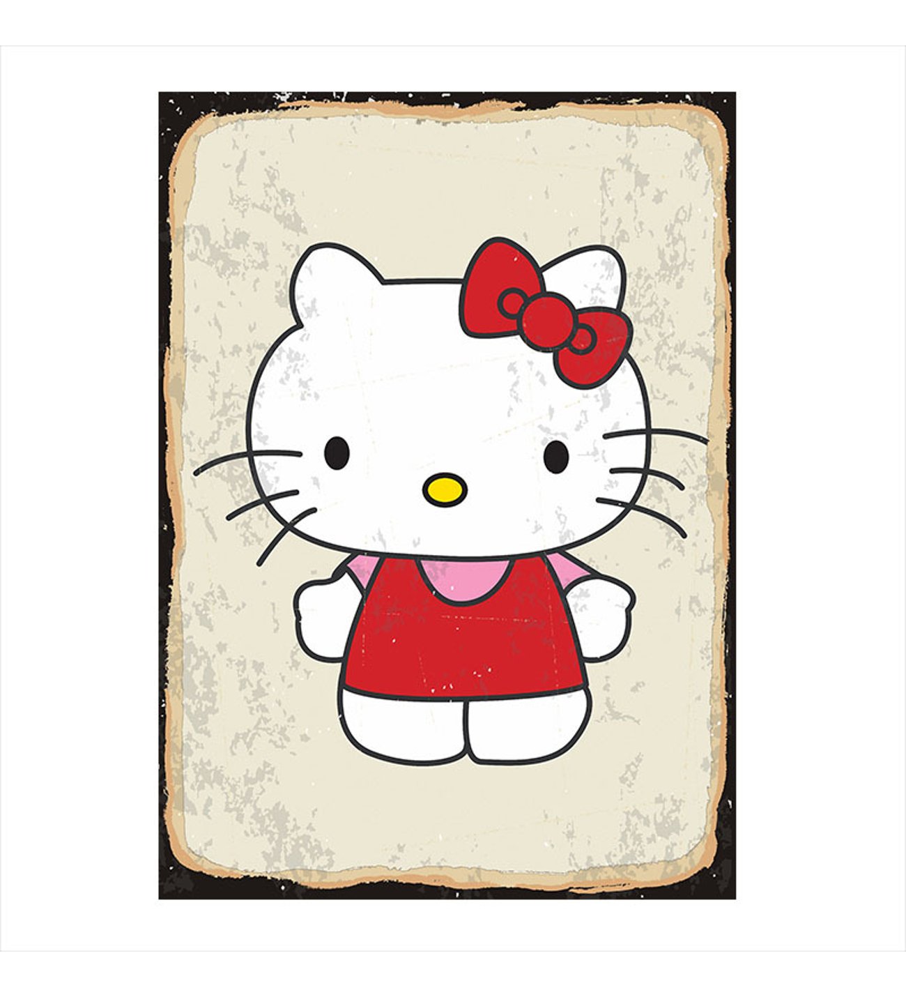Hello Kitty Art Mdf Poster