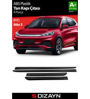 BYD Atto 3 ABS Plastik Yan Kapı Koruma Çıtası 2022 Üzeri A+ Kalite