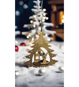 Happy Christmas Tree  Dekoratif obje