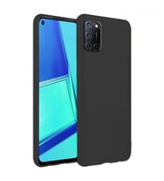 Oppo A72 İnce Mat Silikon Kılıf Siyah