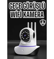 Ev Kamerası Wifi Kamerası Video Kayıt Çift Yönlü Hareket Sensörü Bebek