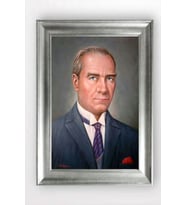 Gümüş Çerçeveli Atatürk Tablo cv1085