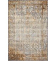 Eliana Home Baskılı, Yıkanabilir Kaymaz Taban Salon Halısı LNA1808 100x150 cm (Kahverengi)