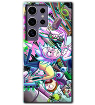 Galaxy S24 Ultra Kılıf HD Desen Baskılı Kılıf - Graffiti Çizgi Film