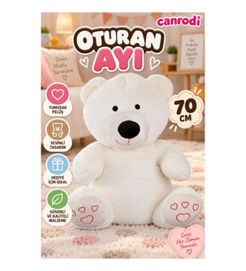 6237 70 CM OTURAN AYI EKRU