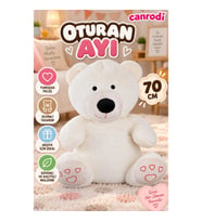 6237 70 CM OTURAN AYI EKRU