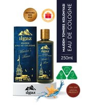 Ilgaz Maiden's Tower Kolonyası  Eau De Cologne Cam Şişe 250 ml  Türkiye Serisi Okyanus Ferahlığı Kokusu