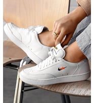 Nike Court Vintage PRM Leather Sneaker Gerçek Deri Beyaz Günlük Spor Ayakkabı