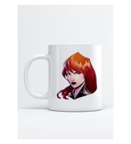 Black Widow Baskılı Porselen Kupa Bardak