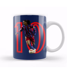 Ronaldinho 10 Kupa Bardak Porselen