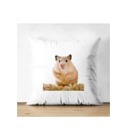 Hamster Model Kırlent Kılıfı - Hamster Yastık Kılıfı