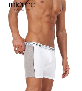 Modal Strech Boxer (Beyaz-Gri)