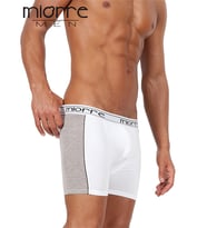 Modal Strech Boxer (Beyaz-Gri)