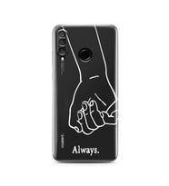 Huawei P30 Lite Uyumlu Baskılı Yumuşak Silikon Şeffaf Telefon Kılıfı