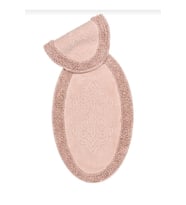 Cotton Special 2'li Oval Osmanlı Desen Pamuklu Klozet Takımı Pudra