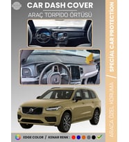 VOLVO XC90 TORPİDO ÖRTÜSÜ (2015-2024) Torpido Örtüsü Panel Halısı Torpido Koruma Tam Uyum UV Koruma