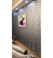 NW65 Gri Opak Arkası Yapışkanlı Esnek Silinebilir Salon Oturma Od (Karışık)