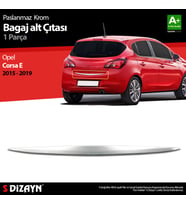 Opel Corsa E Krom Bagaj Alt Çıtası 2015-2019