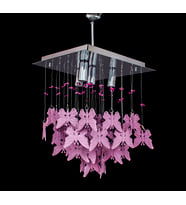 Kelebek Avize Pembe 30 x 30 cm