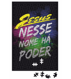Jesus Nesse Nome Ha Poder Puzzle 240 Parça Yapboz