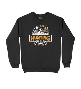 Baba Oğul Avcılık Siyah Sweatshirt