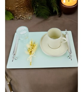 Harmonize Söz Kahve Tepsisi (Gümüş)