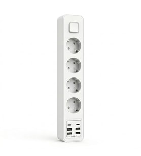 Çeşithane US02 4lü Akım Korumalı Priz 3500W 16A USB Type C Uzatma