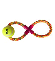Tenis Toplu X Şekilli Köpek Diş İpi 7-30 cm Sarı