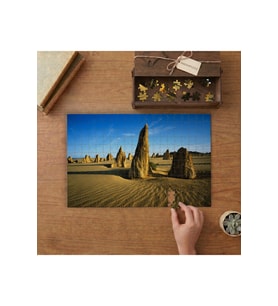 The Pinnacles Çölü Tasarımı 240 parça Ahşap Puzzle Ahşap Kutuda MP05396
