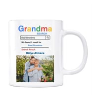 Fotoğraflı Grandma Google Arama Motoru Babaanne Kupa