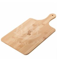 Doğal Ahşap Büyük Kesme Tahtası Doğrama Tahtası Dikdörtgen Doğal Ahşap (39x20x0,8cm)