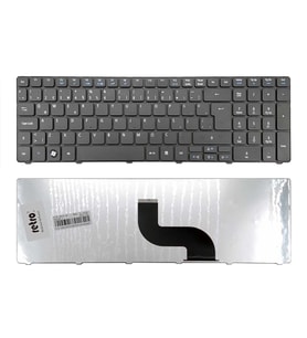 eMachines E732, E732G, E732Z, E732ZG ile Uyumlu Notebook Klavye - Siyah - TR