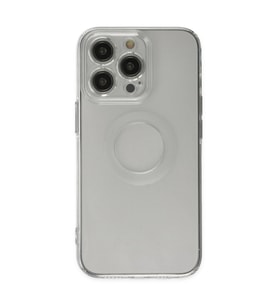 iPhone 14 Pro Kılıf Santa Lens Silikon - Şeffaf