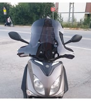 MOTOCAM Yamaha Xenter 150 Ön Cam 2013-2016 Model 50cm Siyah Renkli 4mm ELCİKLİ