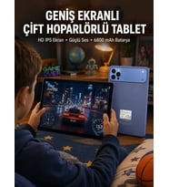 10.1 İnç Tablet 6800 mAh Batarya Çift Hoparlörlü Yeni Nesil