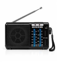 UltraTekno KTF-1472S Solar Panelli Şarjlı Radyo FM AM SW1 SW2 4 Band Analog Radyo 5W Hoparlör El Fenerli